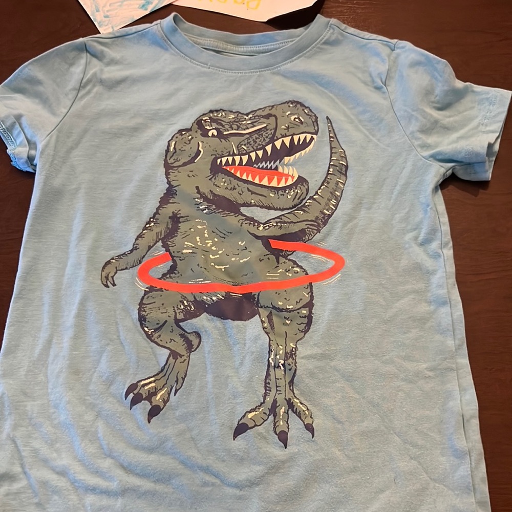 Cat and Jack dinosaur tee